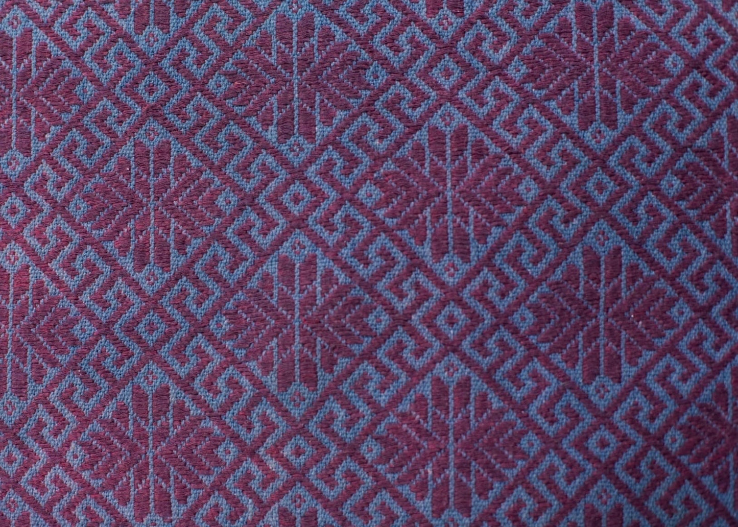 A Quiet Ground for Long Beginnings | Vintage Zhuang Brocade Tea Mat