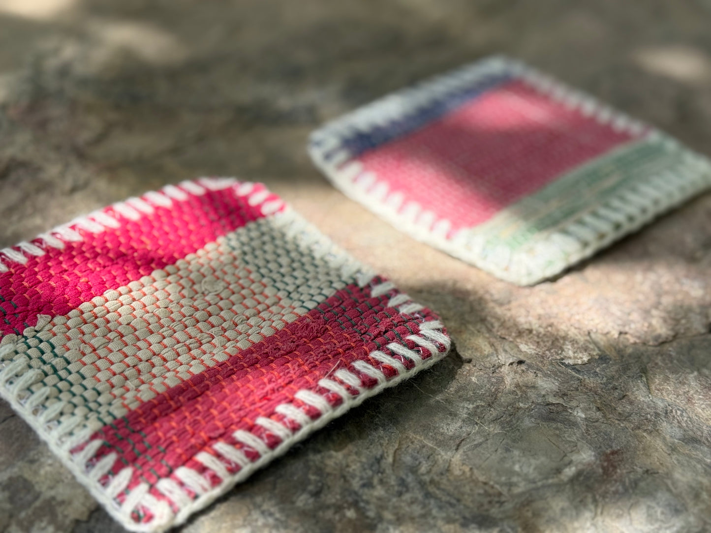 Rag Weaving Coasters (Small Set)