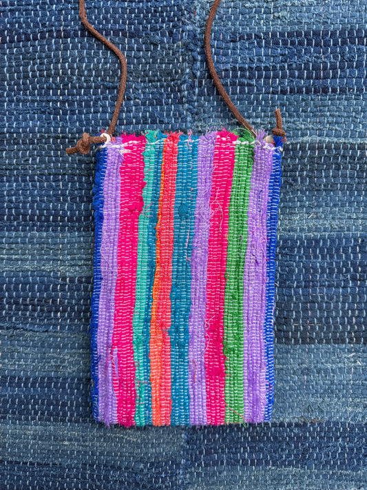 Palette | Hand-Woven Rag Weave Phone Pouch