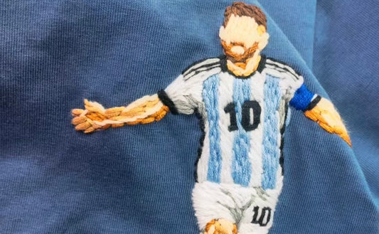 Scene 06 | Football Moves Fast. Embroidery Takes Its Time.