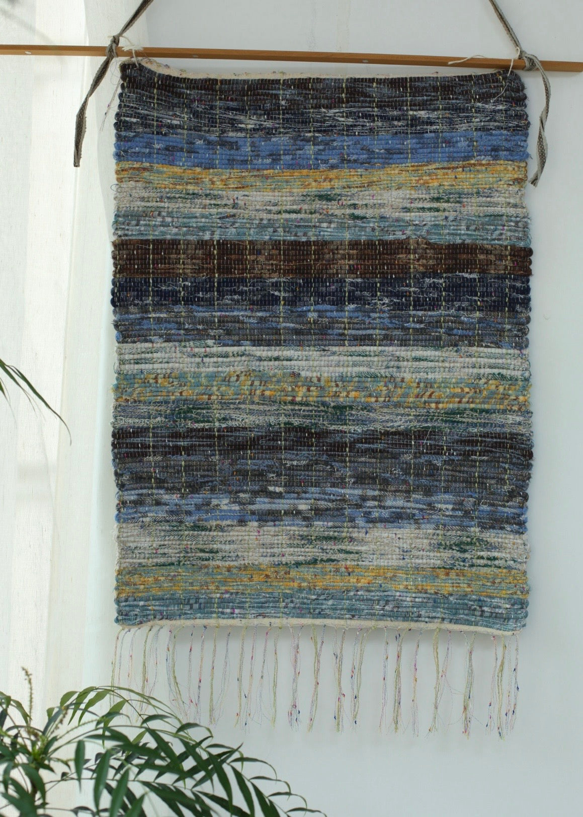 Rewoven Textile in Motion｜A Versatile Piece for Wall, Table, or Floor