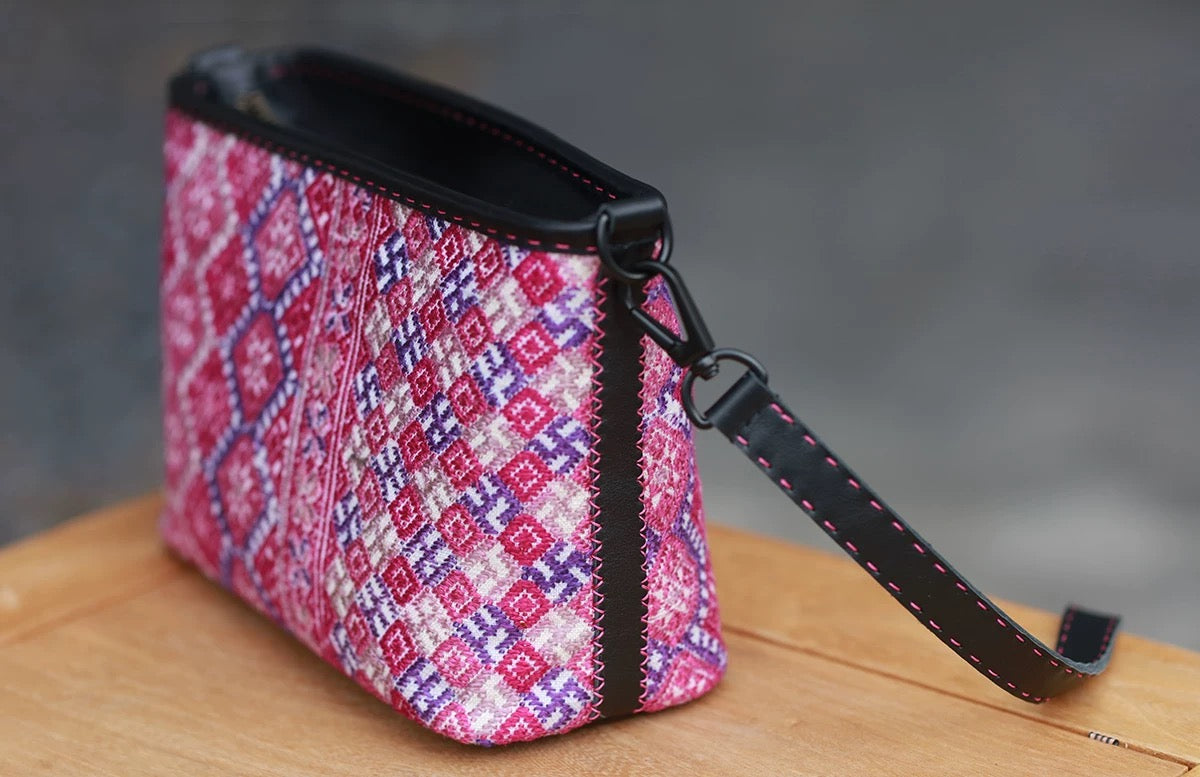 Little Joy | Vintage Zhuang Silk Brocade Crossbody Bag