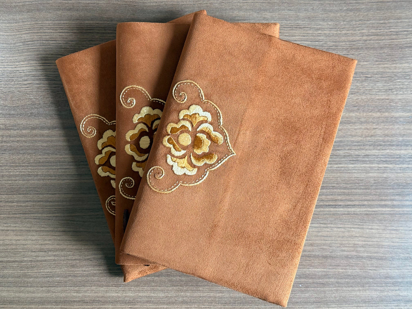 Blossom of Wishes | Yi Hand-Embroidered A5 Notebook Cover