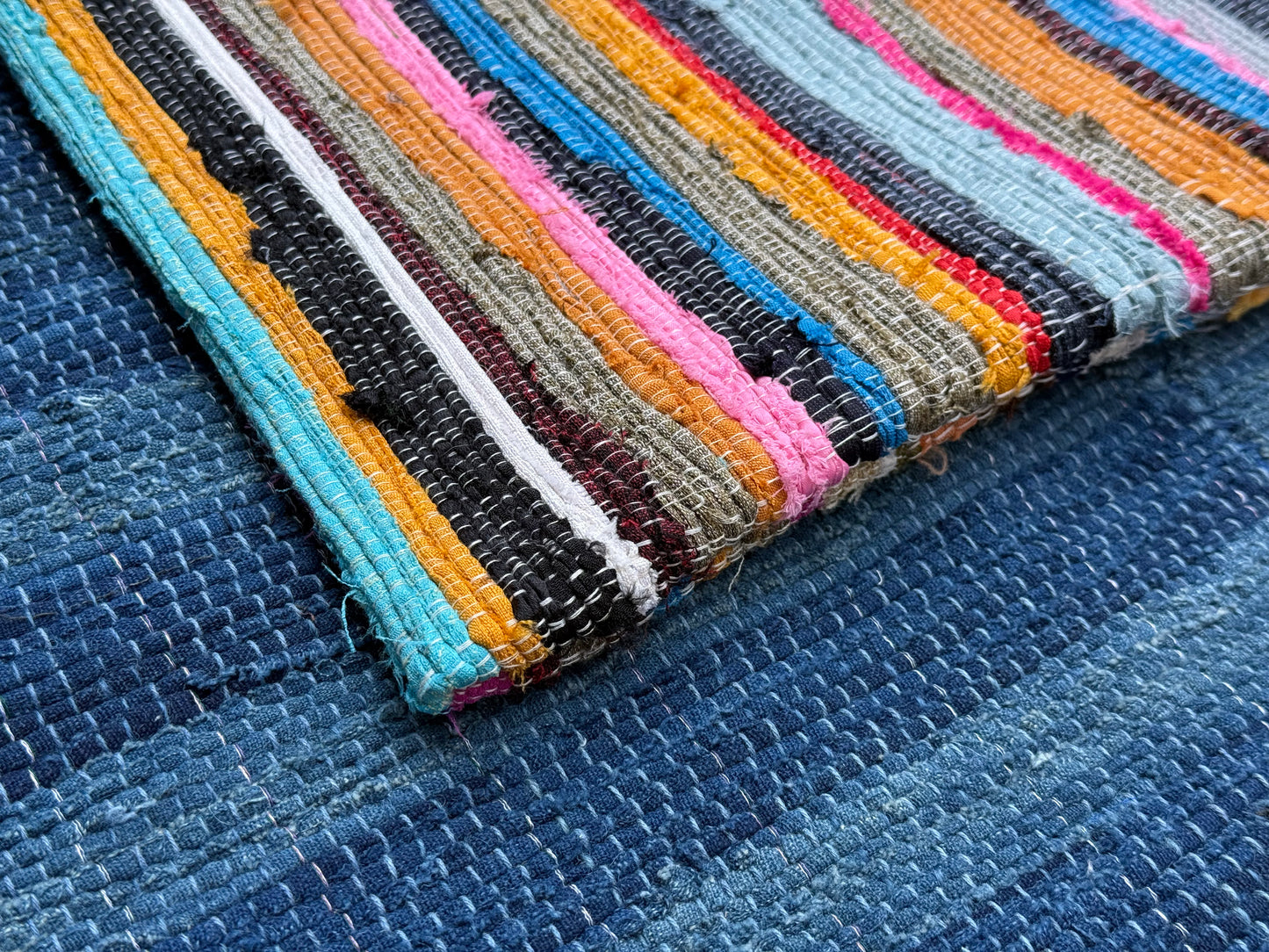 Rainbow | Hand-Woven Rag Weave Slouchy Shoulder Tote