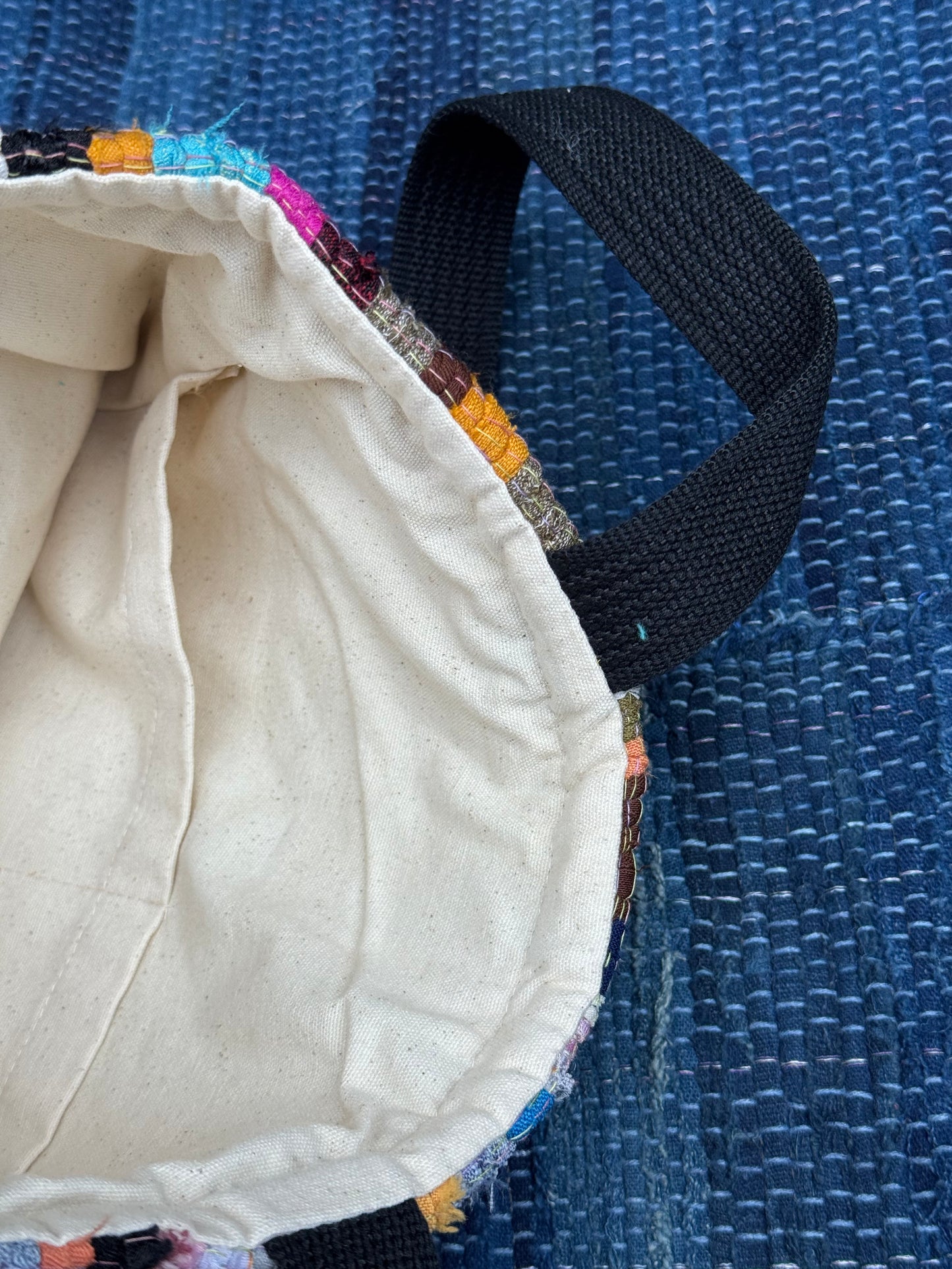 Rainbow | Hand-Woven Rag Weave Slouchy Shoulder Tote