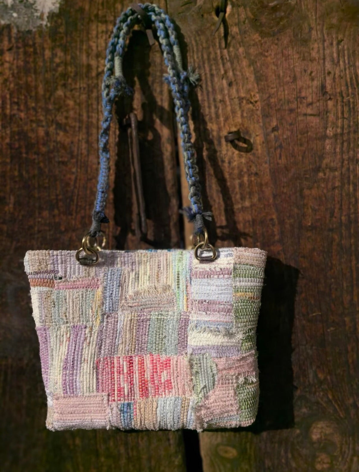 Morgenglanz | Vintage Liezhi Tote in sonnenverblichenem Rot
