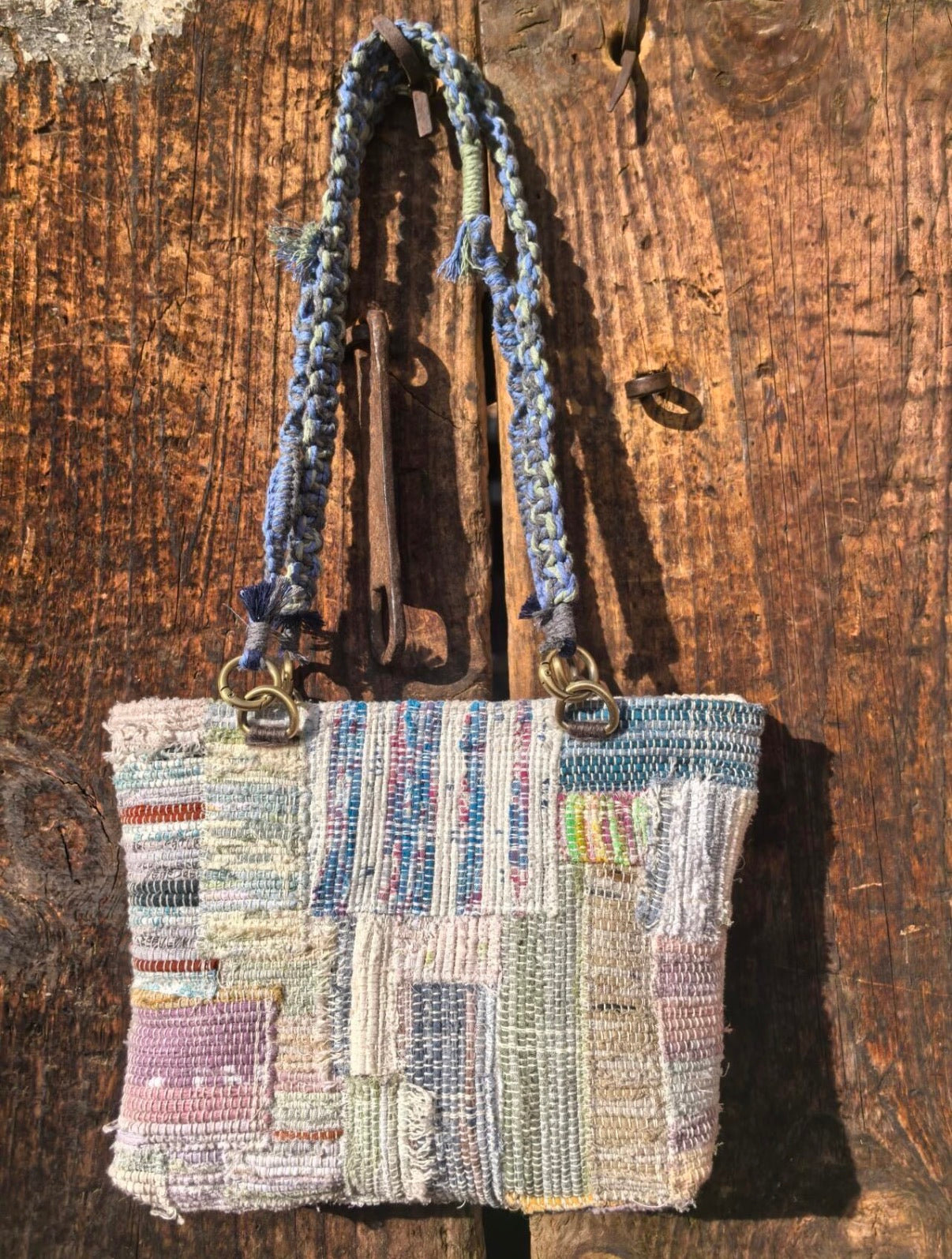 Morgenglanz | Vintage Liezhi Tote in sonnenverblichenem Rot