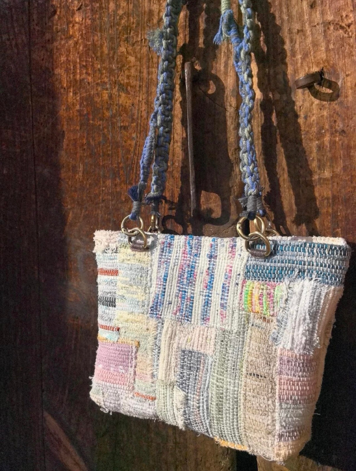 Morgenglanz | Vintage Liezhi Tote in sonnenverblichenem Rot