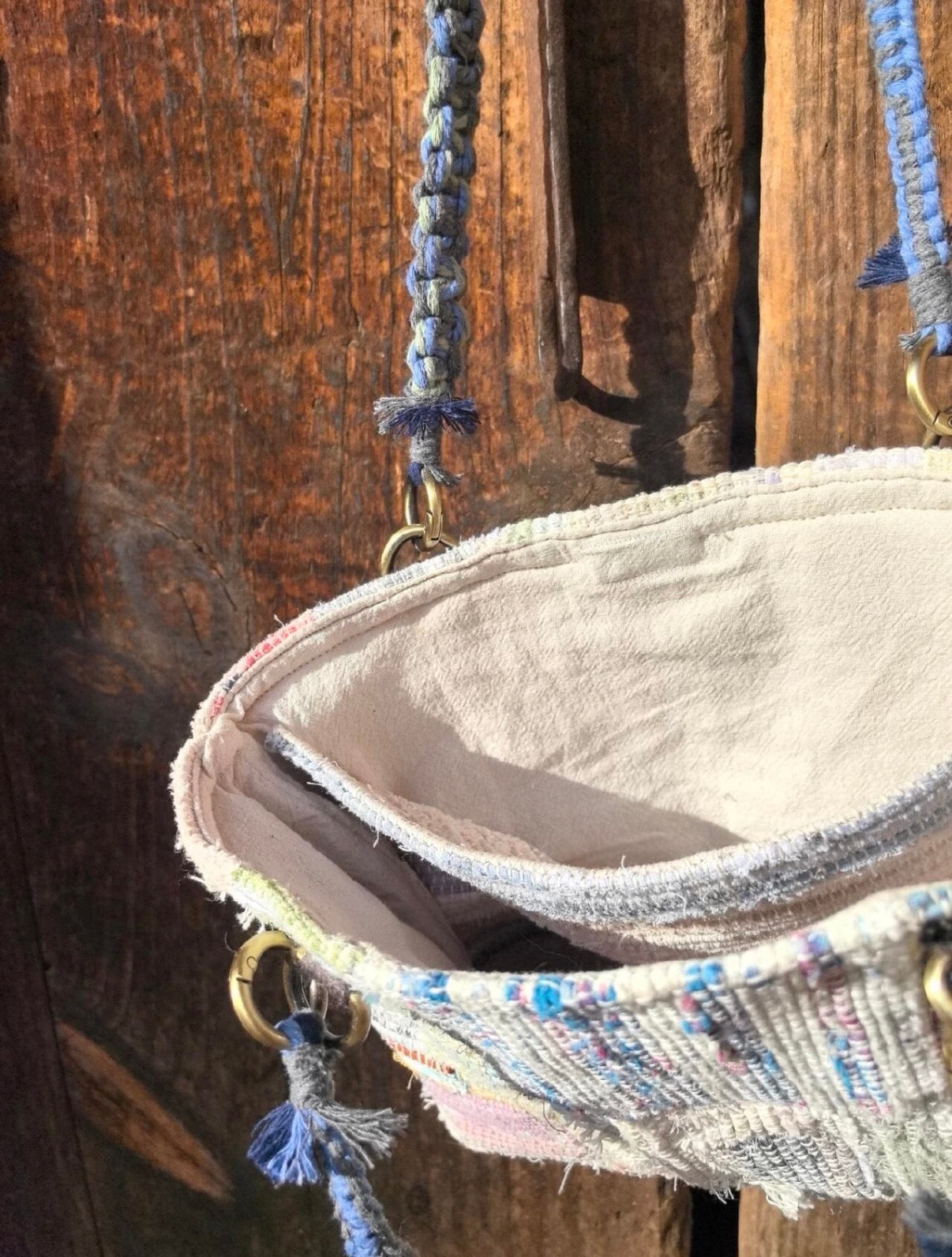 Morgenglanz | Vintage Liezhi Tote in sonnenverblichenem Rot