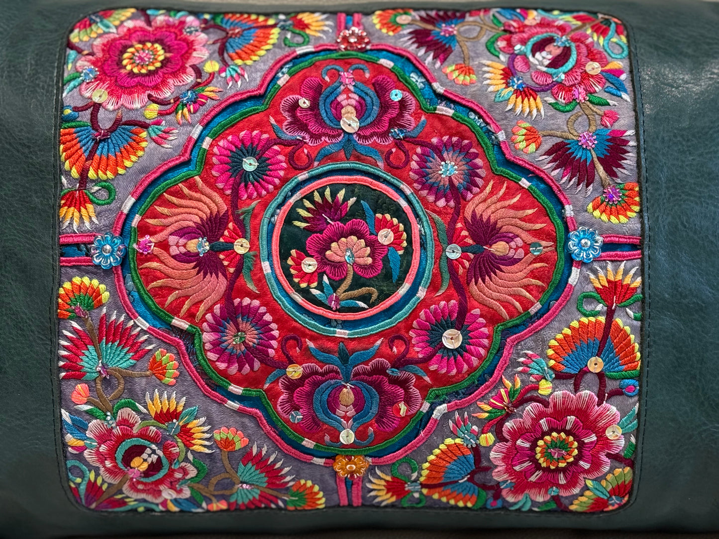 Miao Vintage Embroidery Cushion | Protection & Memory