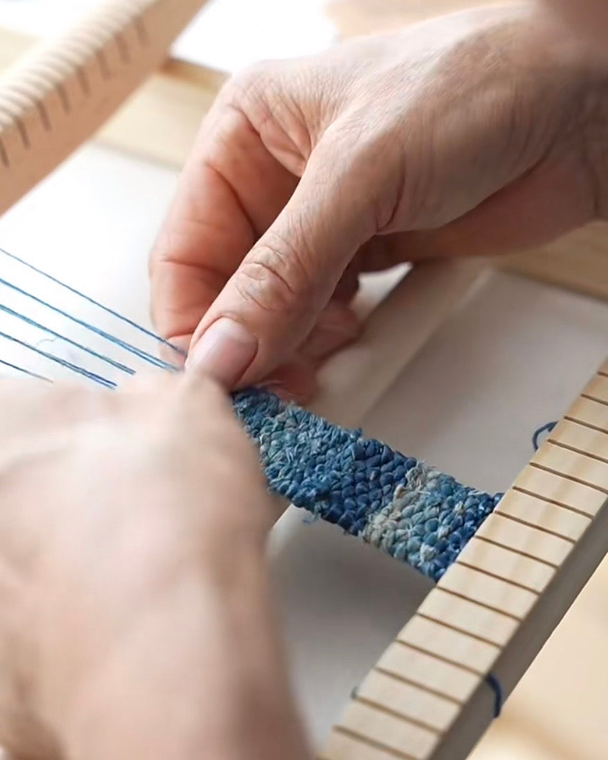 Lake | Rag-Weaving Style Hand-Woven Phone Strap