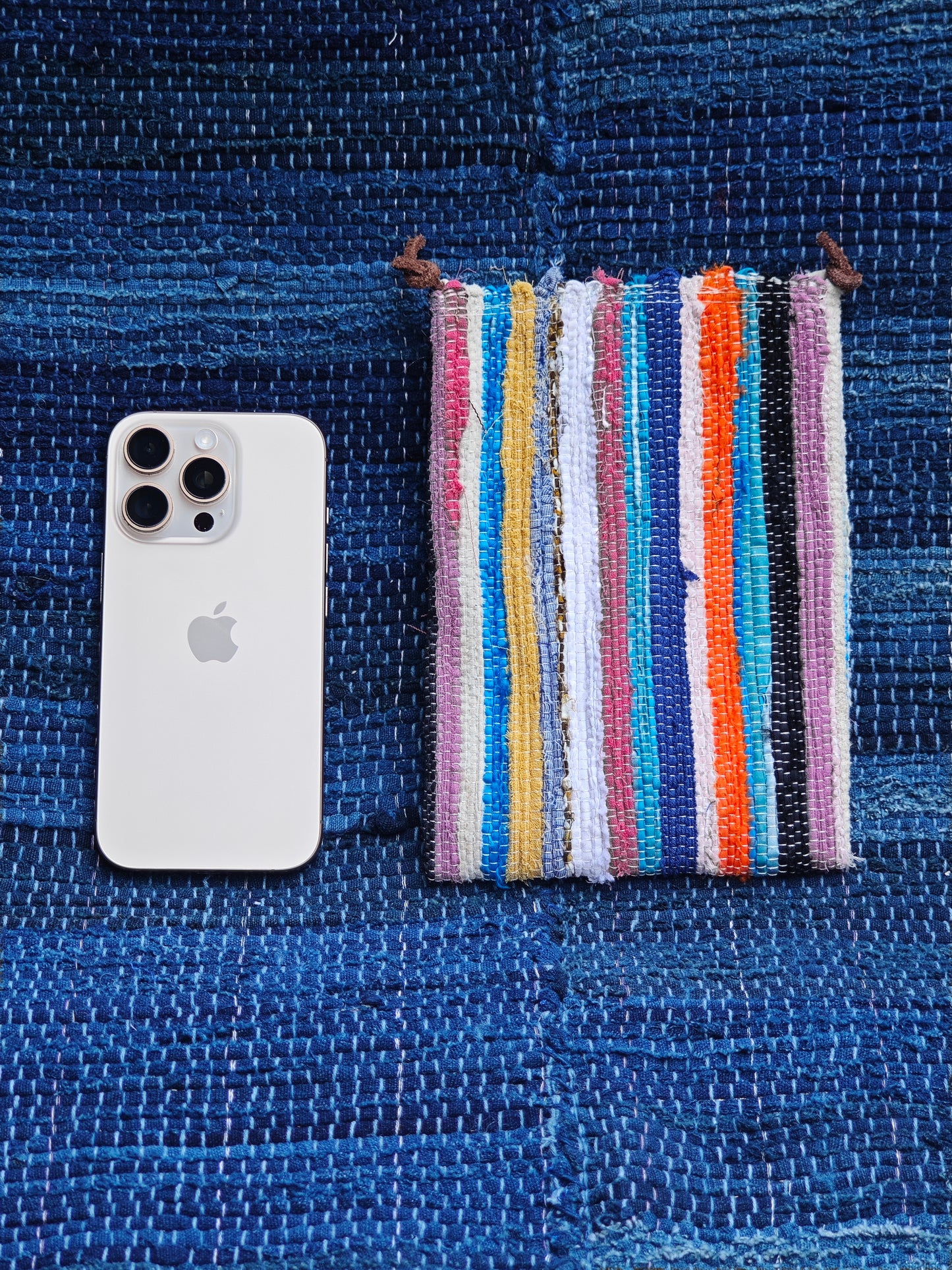 Palette | Hand-Woven Rag Weave Phone Pouch