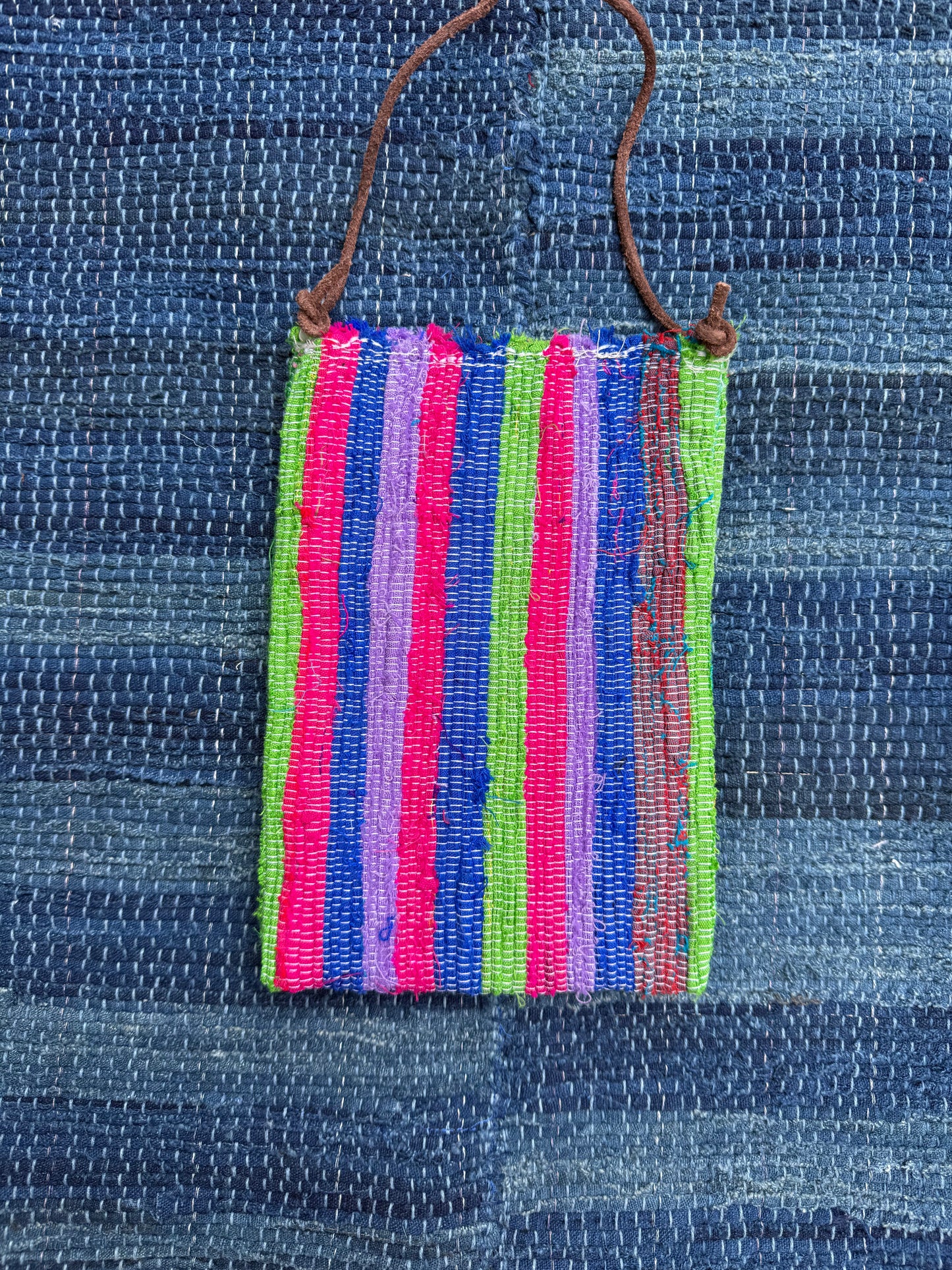 Palette | Hand-Woven Rag Weave Phone Pouch
