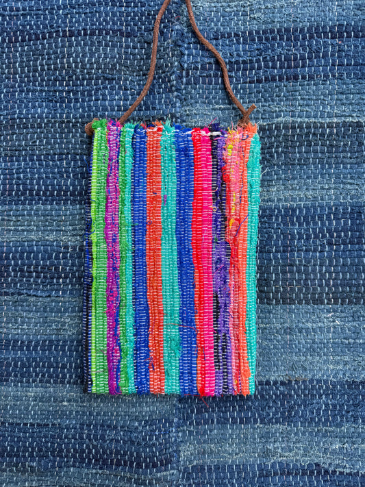 Palette | Hand-Woven Rag Weave Phone Pouch