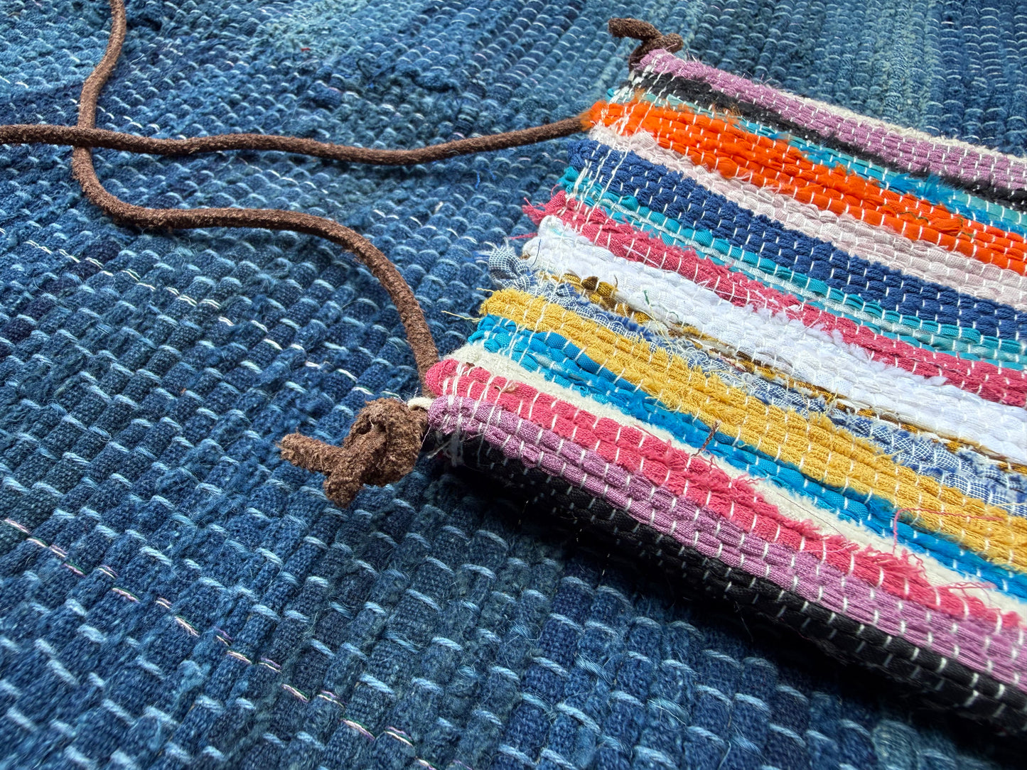 Palette | Hand-Woven Rag Weave Phone Pouch